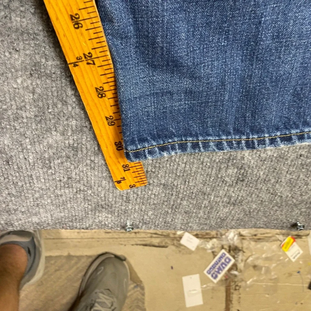 Polo Ralph Lauren Varick Slim Straight Jeans Mens 42x32 Clarke Indigo Blue Denim
